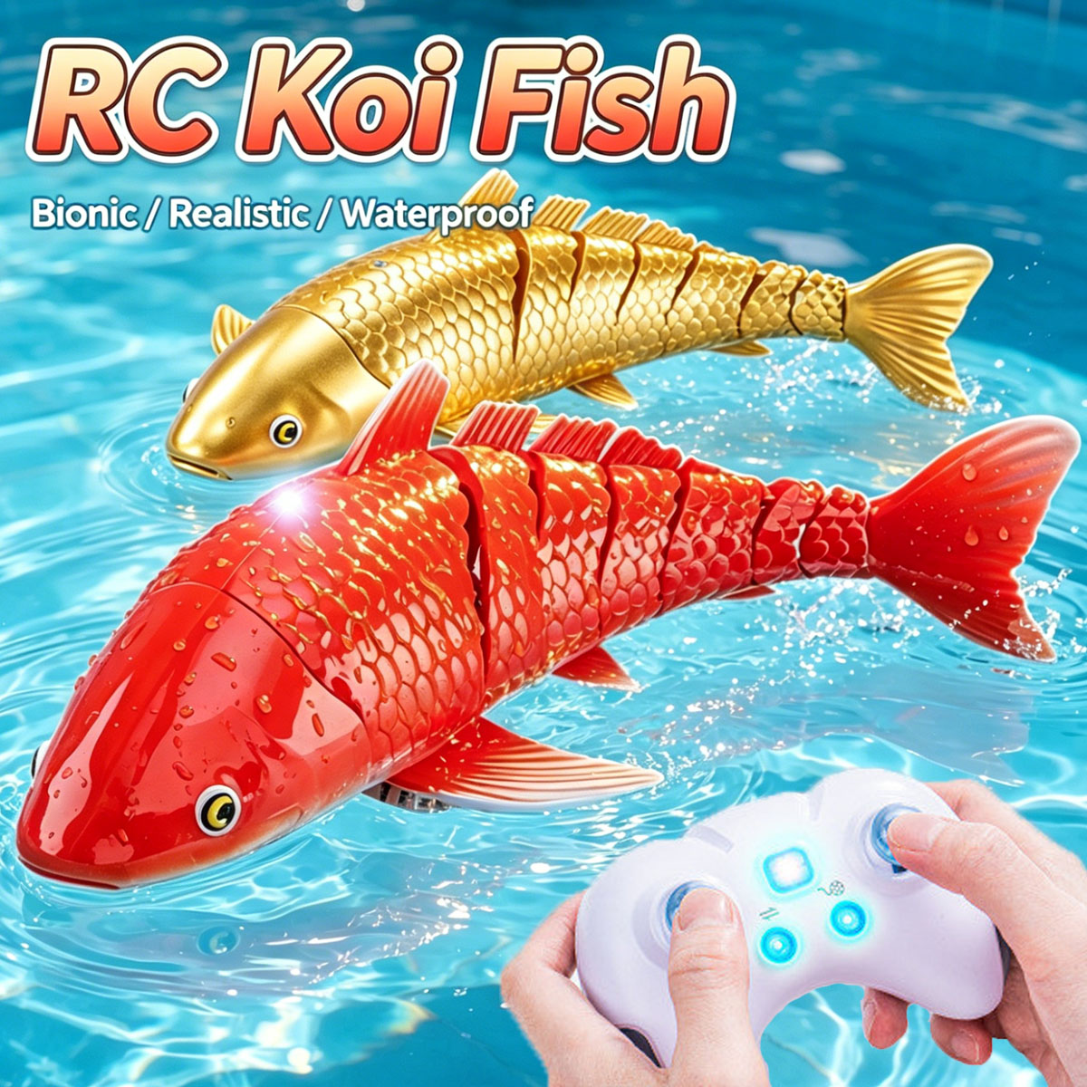 Rc Submarine Water - Slimme RC Vis Bionische Koi Vis
