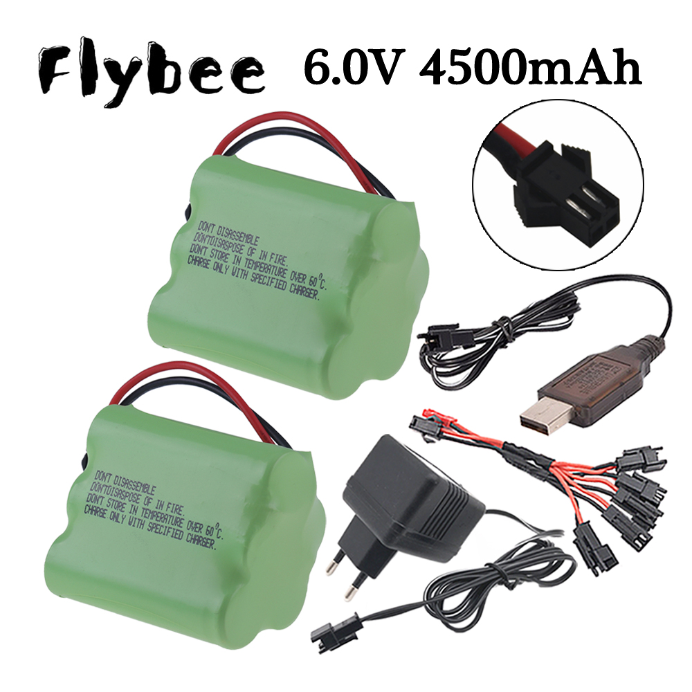 Rc Hobby Truck - 6V 4500Mah Ni-Mh Batterij Sm Stekker