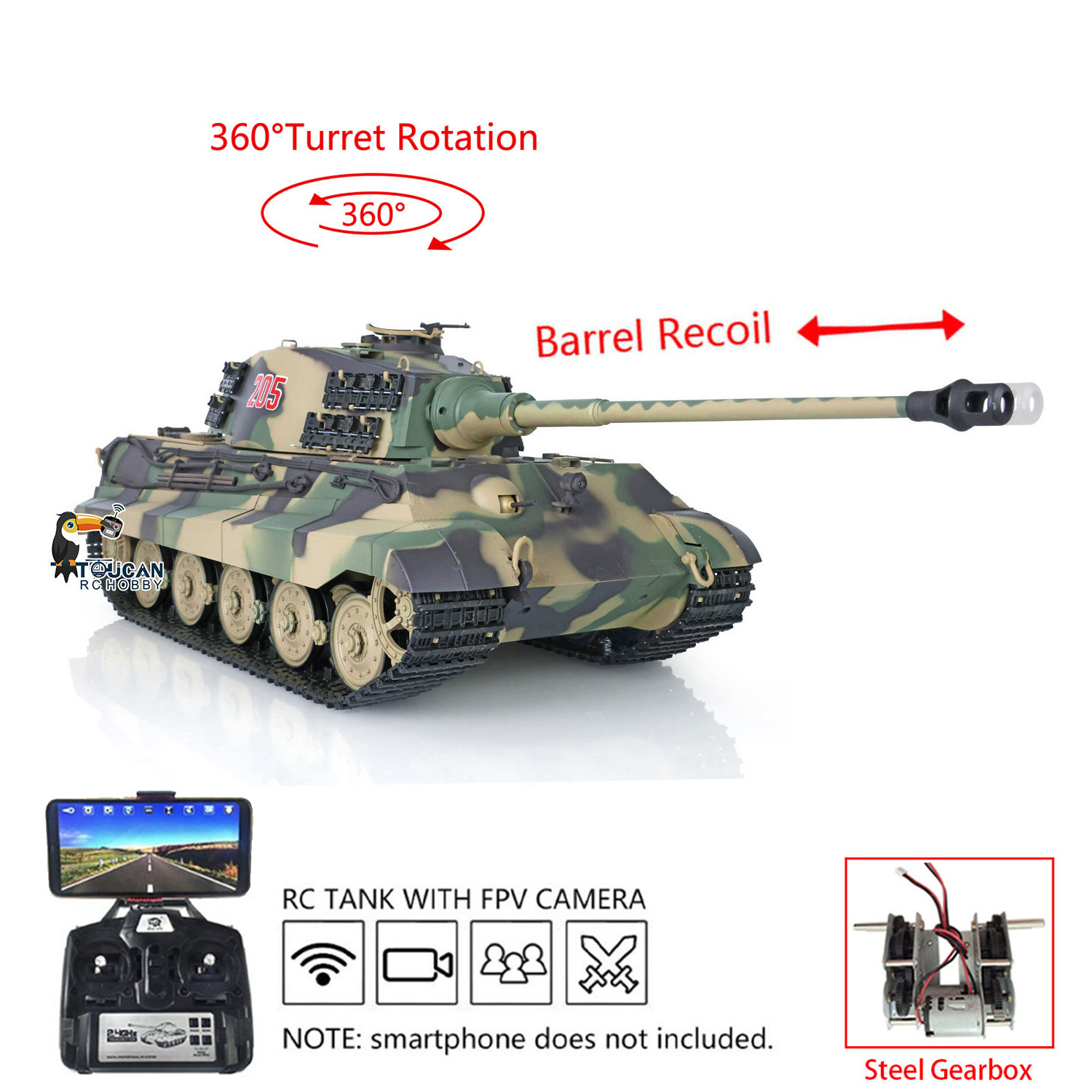 Rc Hobby Kings - Heng Long RC Panzer Tanks 1/16