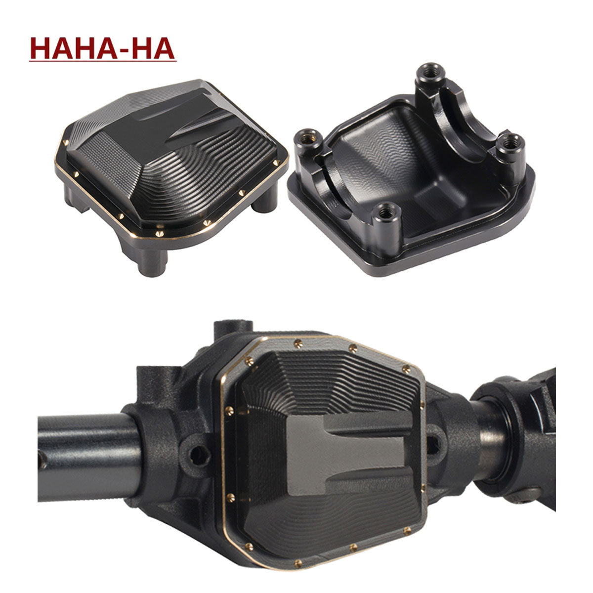 Rc Crawler 4X4 - 33G Zwarte Coating Messing Diff Cover