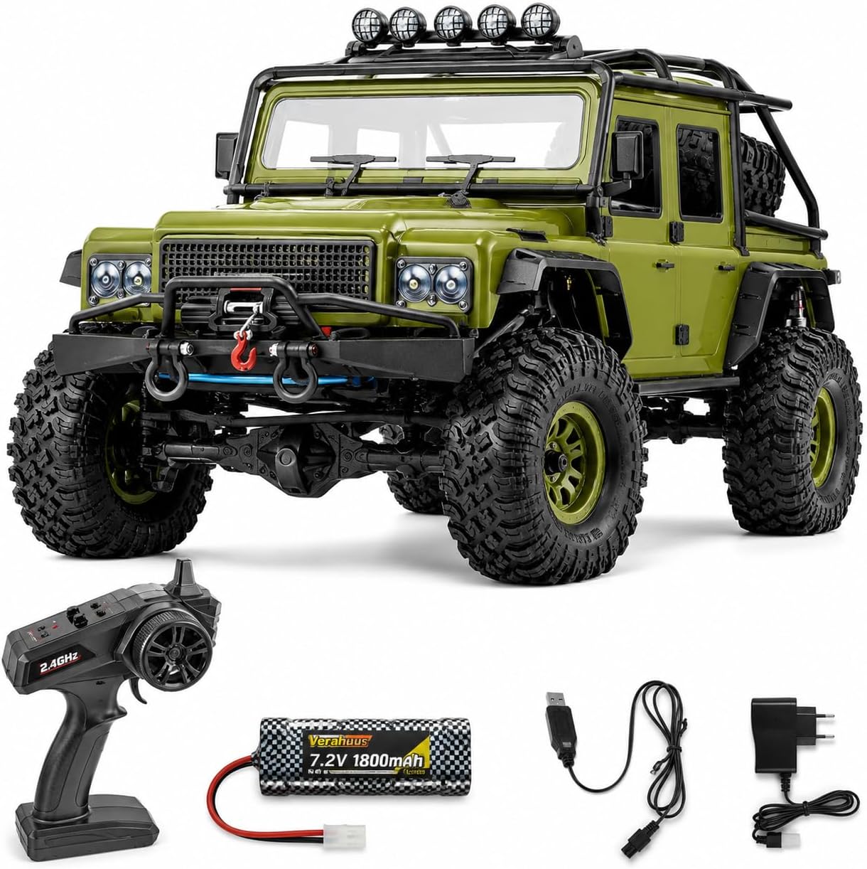 Rc Hobby Grade Crawler - Afstandsbestuurde vrachtwagen voor volwassenen - 1:8