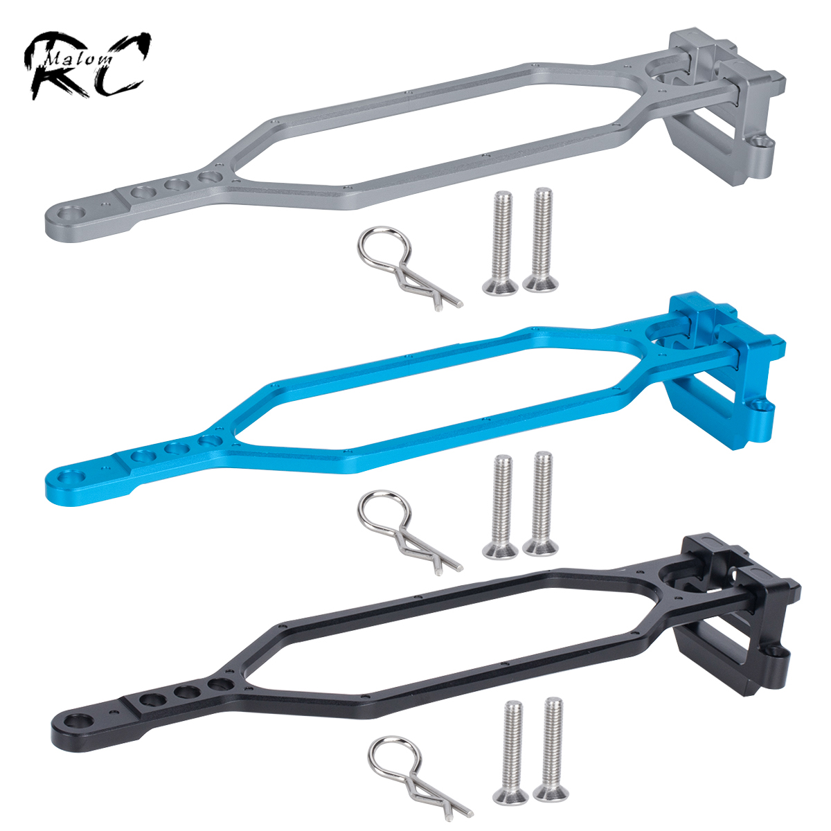 Hobby Zone Rc - CNC Aluminium Hold Down Batterij Kit