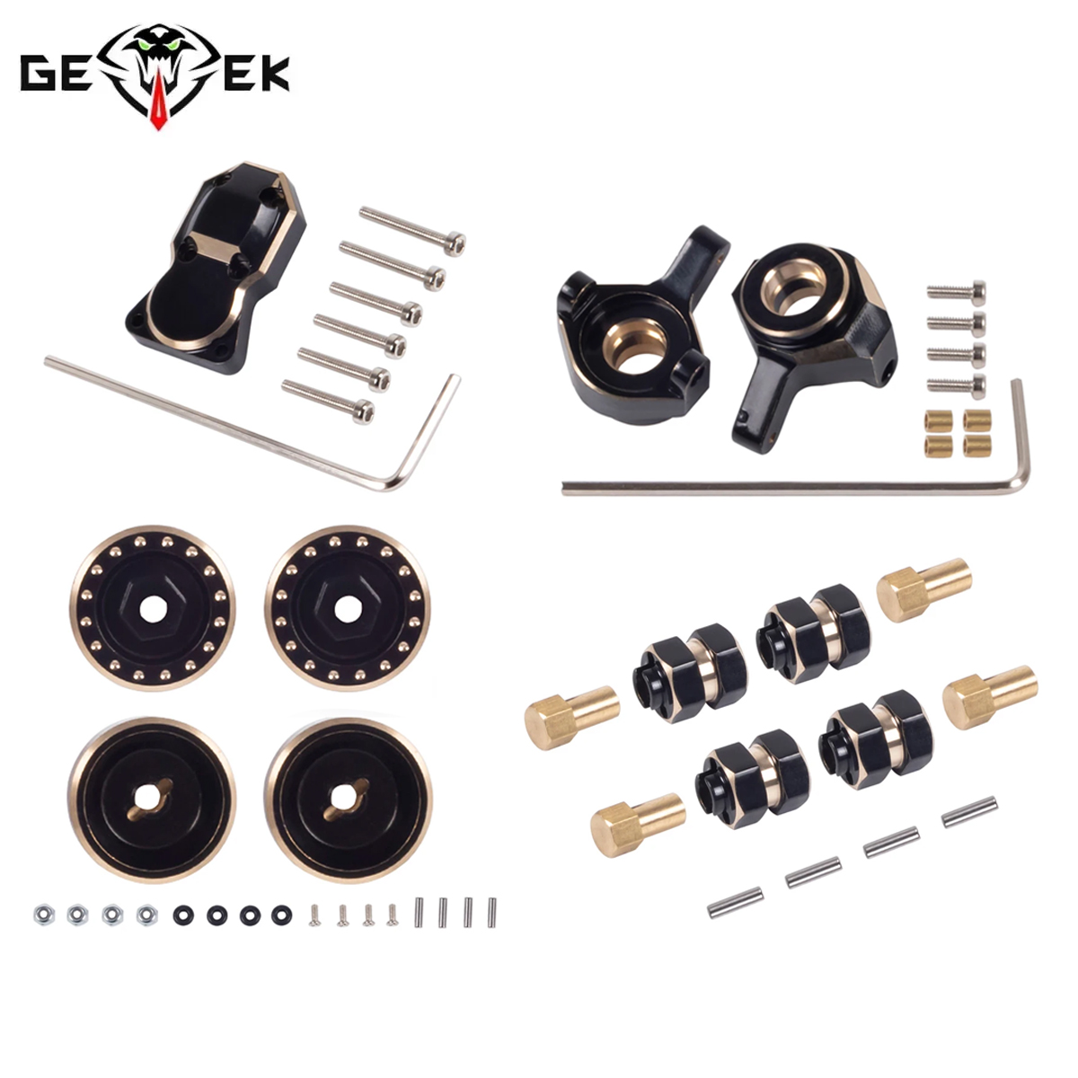 Hobby Zone Rc - Messing contragewicht stuurknokkels wielzeskant voor 1/24