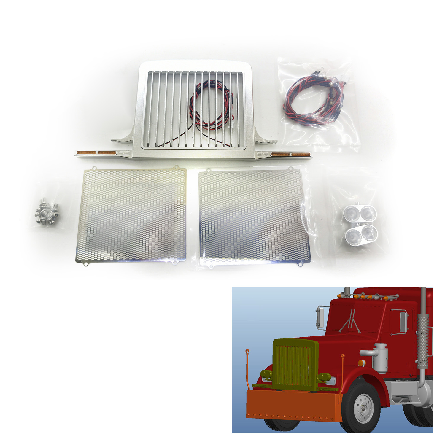 Rc Hobby Kings - TOUCAN RC Motor Luchtinlaat Grille Cover