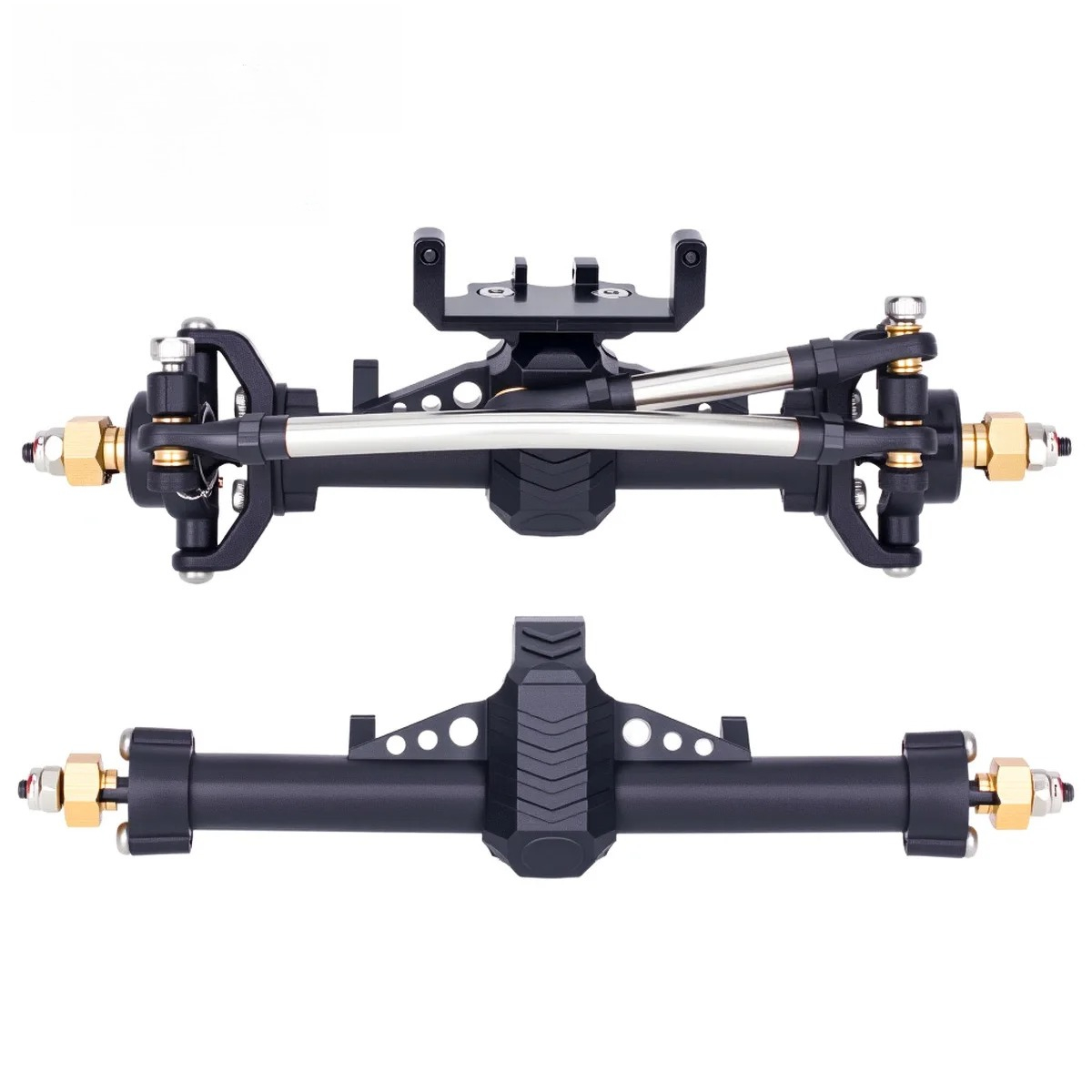 Hobby Zone Rc - Plastic SCX24 Voor- en Achteras Set
