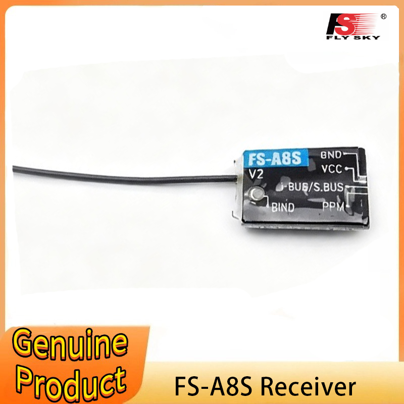 Receiver Sbus 8Ch - FLYSKY FS-A8S V2 2.4G 8CH Mini-ontvanger