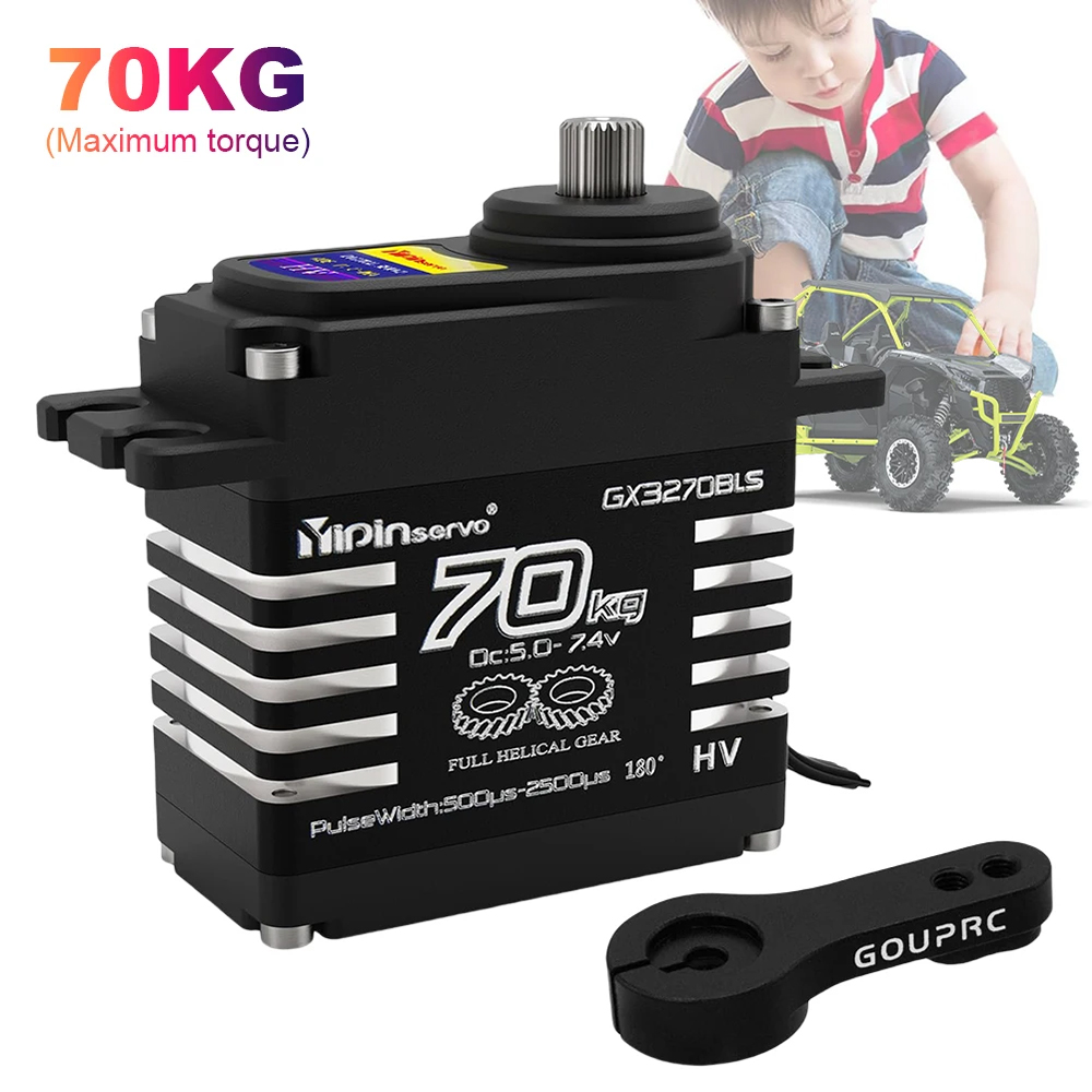 1/2PCS 70KG Grote Koppel Borst - Servo Metal Gear recensie en prijs
