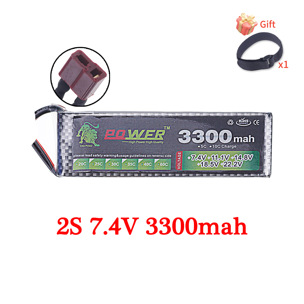 60C Lipo Batterij 3300mAh 7.4V - Rc Hobby Truck recensie en prijs