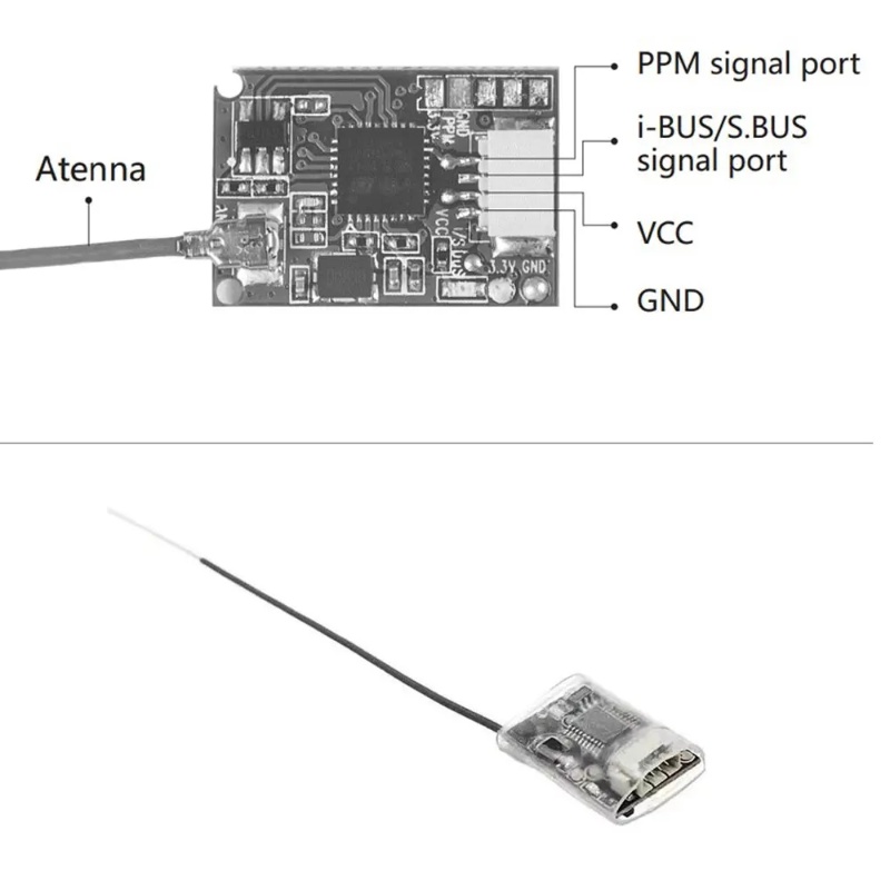 Flysky FS-8A 8CH 18CH Mini Ont - Receiver Sbus 8Ch recensie en prijs
