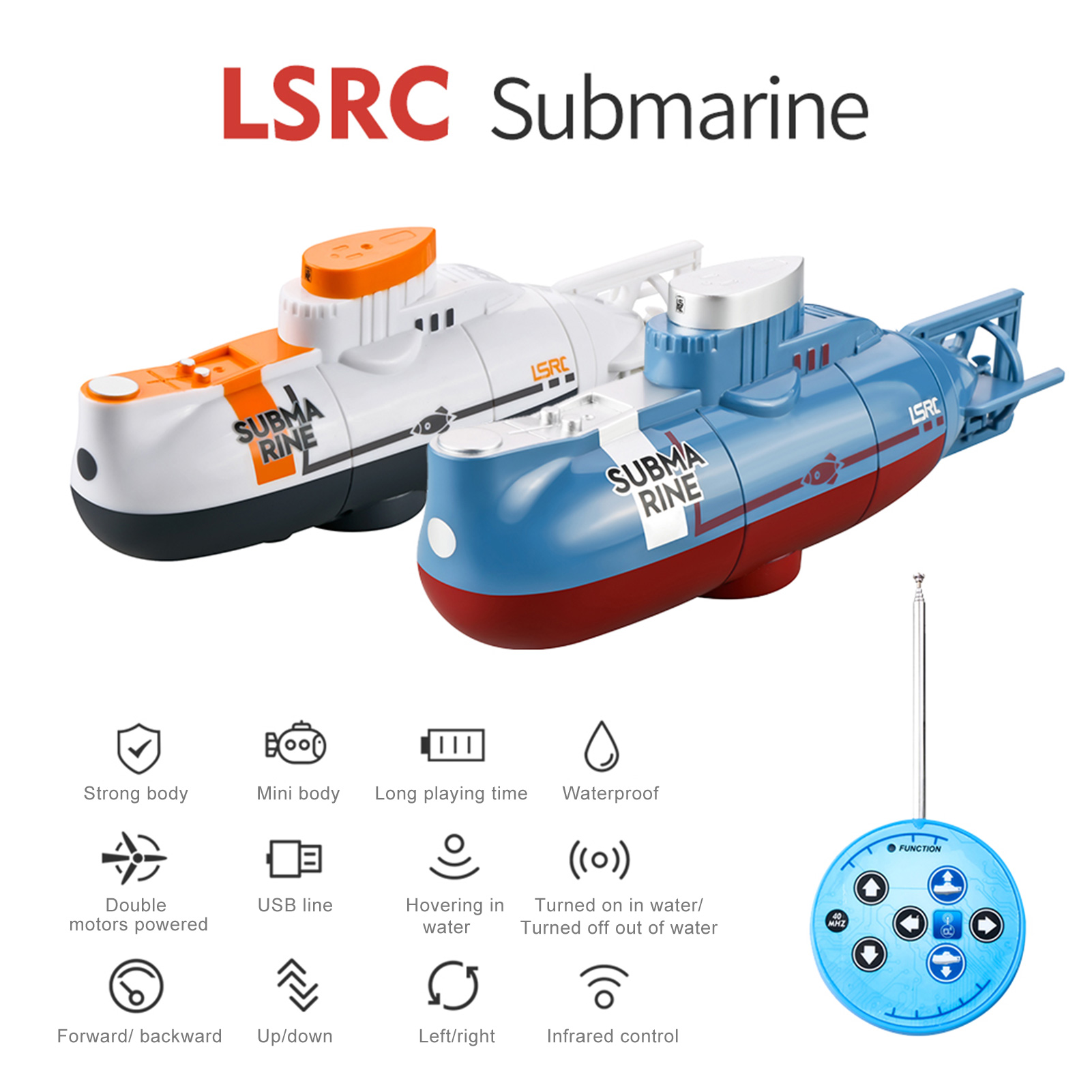 RC Onderzeeër 0.1 M/s Snelheid - Rc Submarine Water recensie en prijs