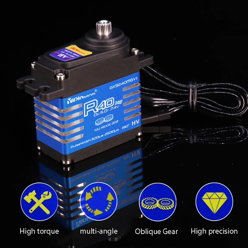Waterdichte IP68 RC Servo 40kg - Servo Metal Gear recensie en prijs