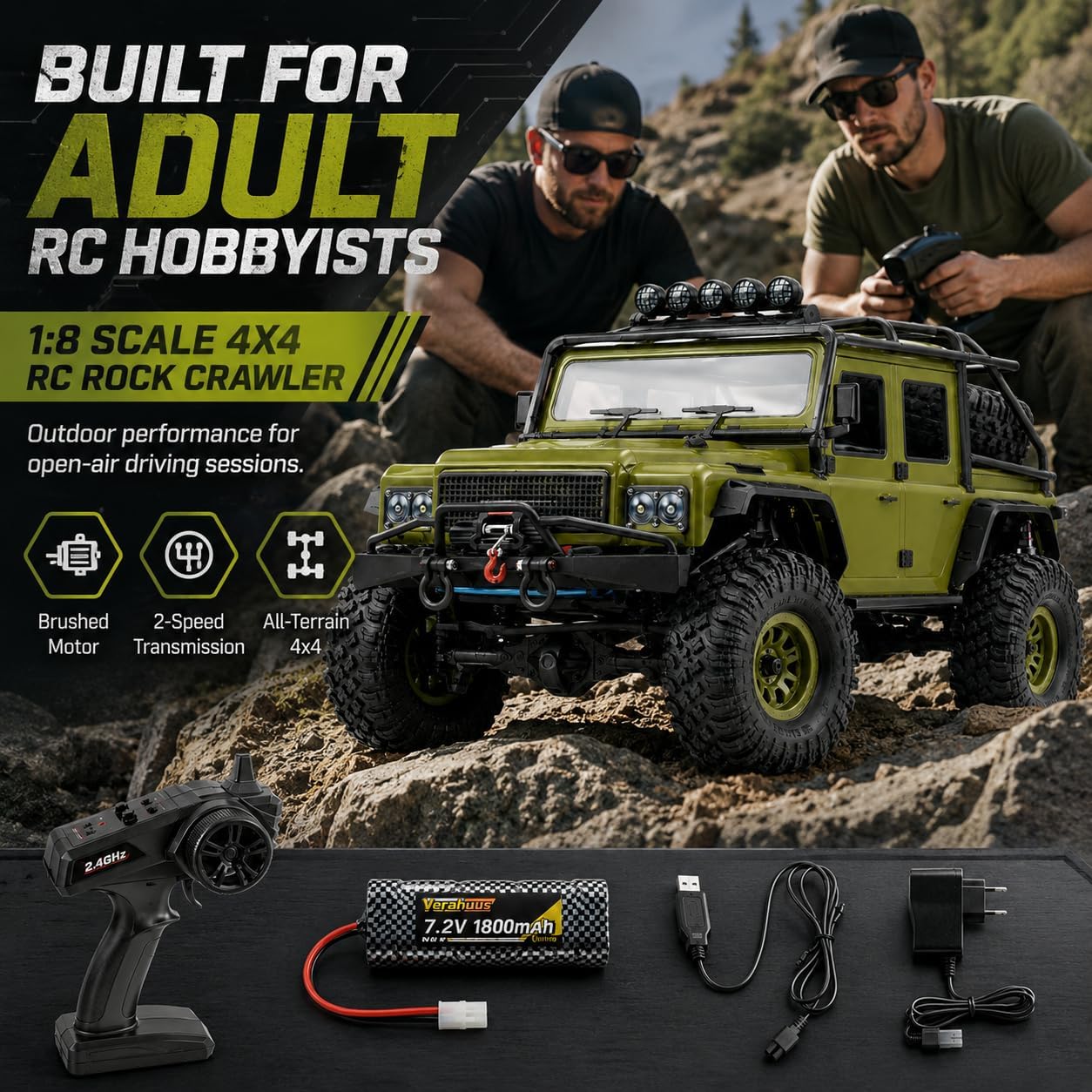 Afstandsbestuurde vrachtwagen  - Rc Hobby Grade Crawler recensie en prijs