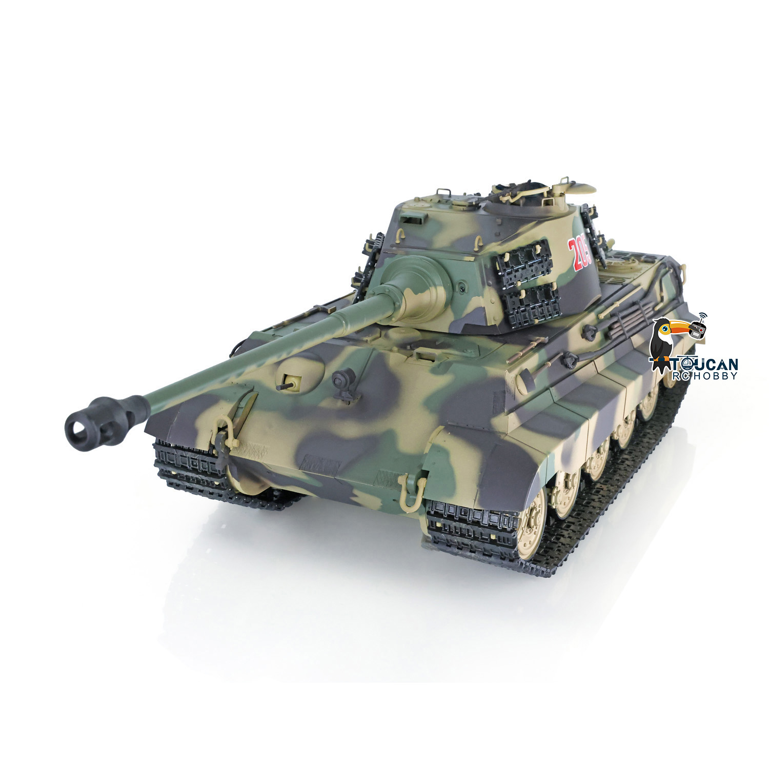 2.4G Heng Long 1/16 RTR RC Tan - Rc Hobby Kings recensie en prijs