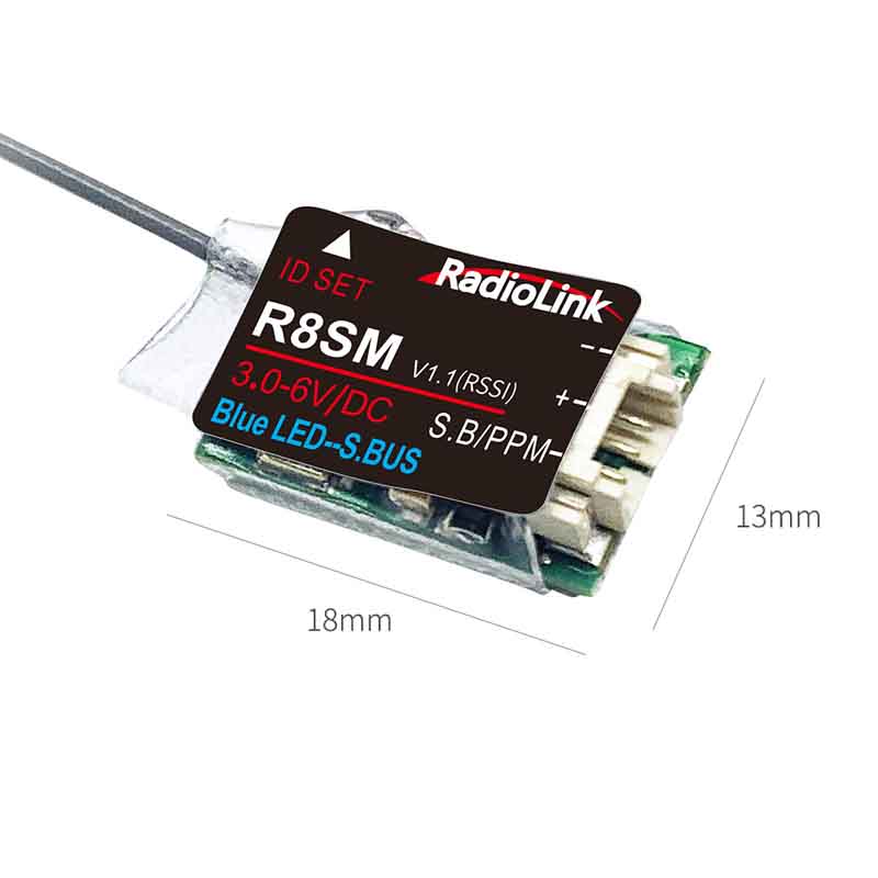 Radiolink R8SM 8CH 2.4G-ontvan - Receiver Sbus 8Ch recensie en prijs