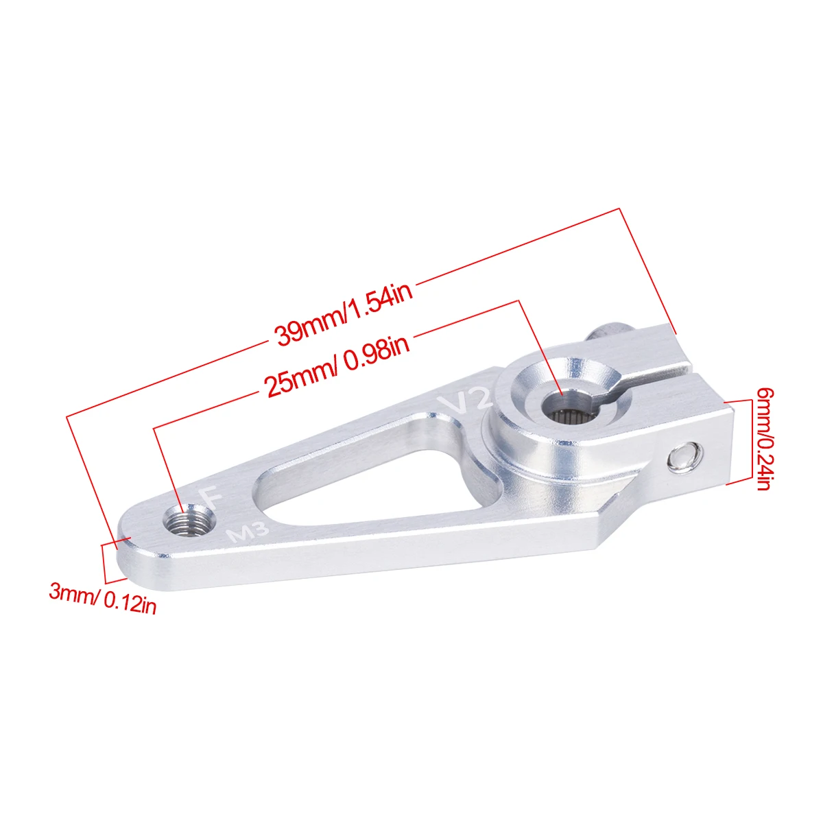 39mm M3 7075 Aluminium 25T Ser - Hobby Zone Rc recensie en prijs
