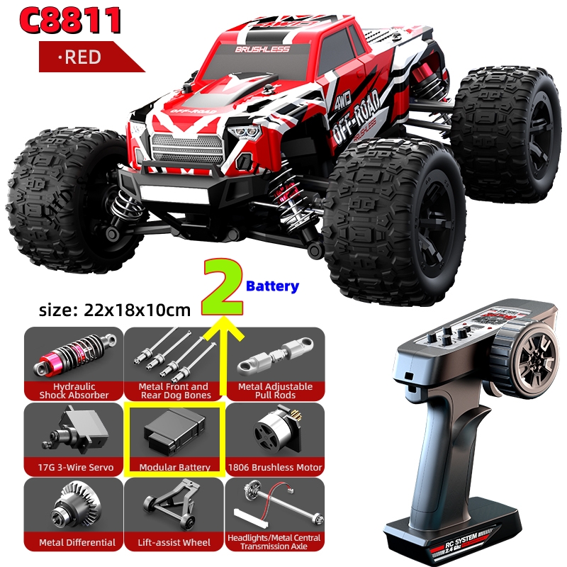 JHD C8811 40 KM/H Hoge Snelhei - Rc Truck Monster recensie en prijs