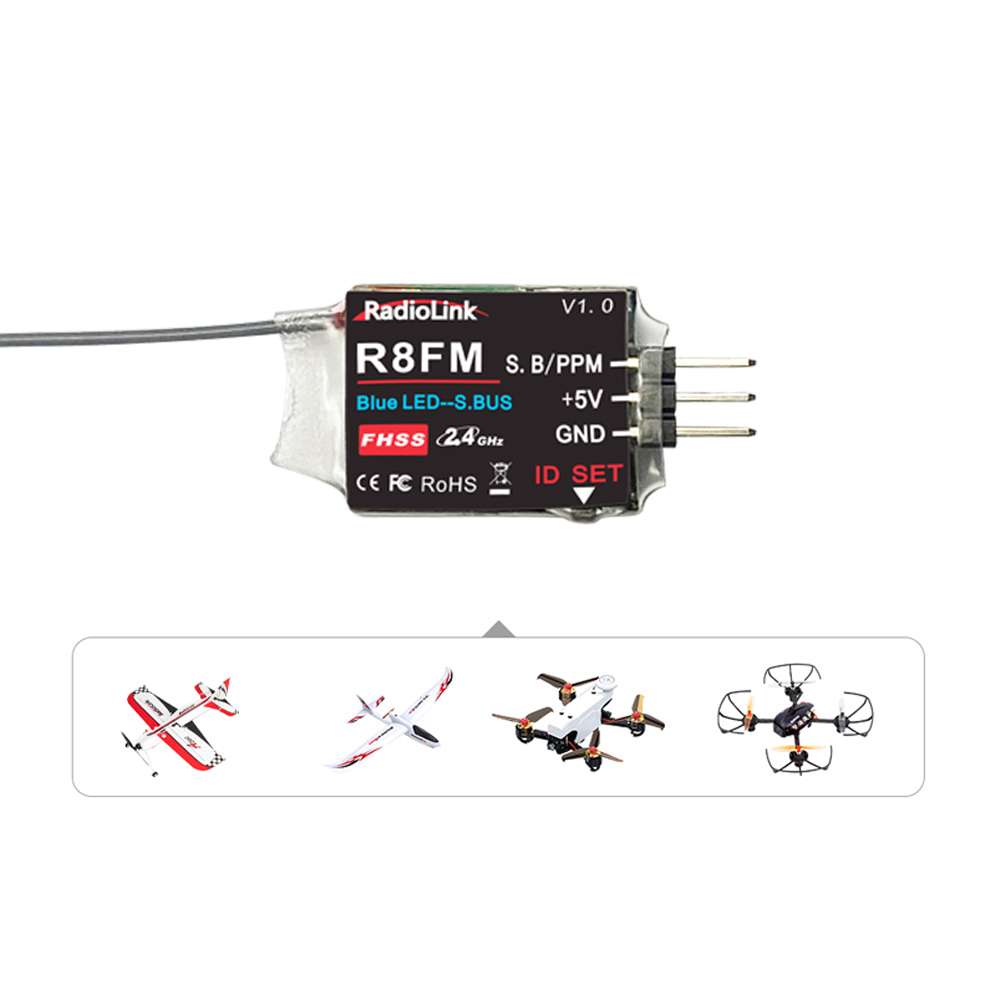 Radiolink 2,4 GHz R8FM 8CH RC- - Receiver Sbus 8Ch recensie en prijs