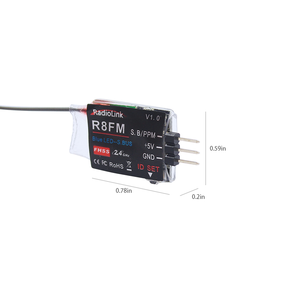 Radiolink 2,4 GHz R8FM 8CH RC- - Receiver Sbus 8Ch recensie en prijs