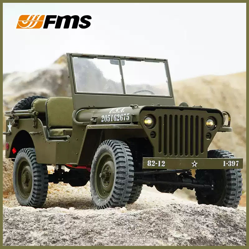 FMS 1/6 Climber 1941 Willys MB - Hobby Zone Rc recensie en prijs