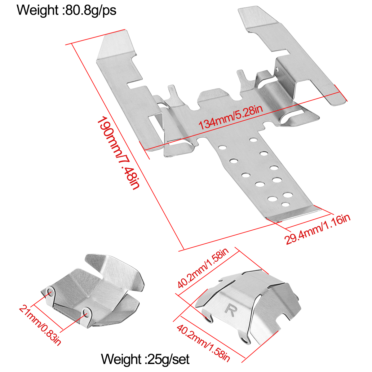 Roestvrijstalen skidplate chas - Hobby Zone Rc recensie en prijs